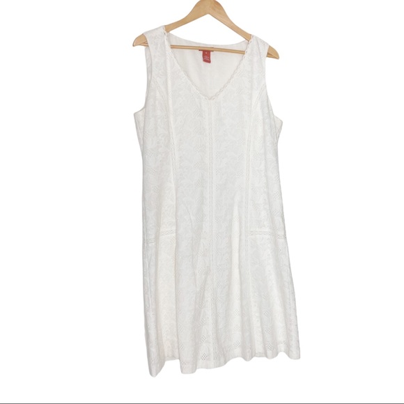 Sundance White Eyelet Lace Dress
